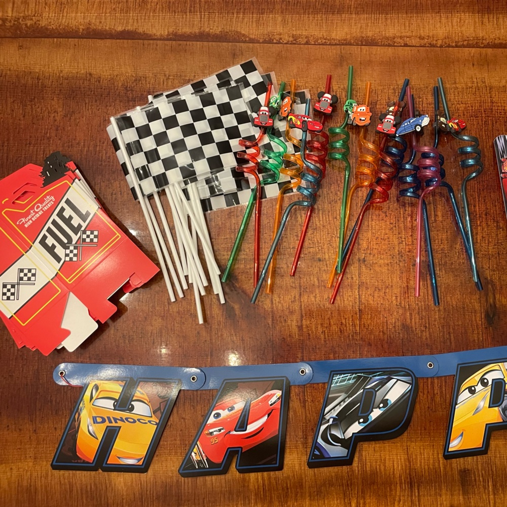 Lightning McQueen Disney Birthday Bundle